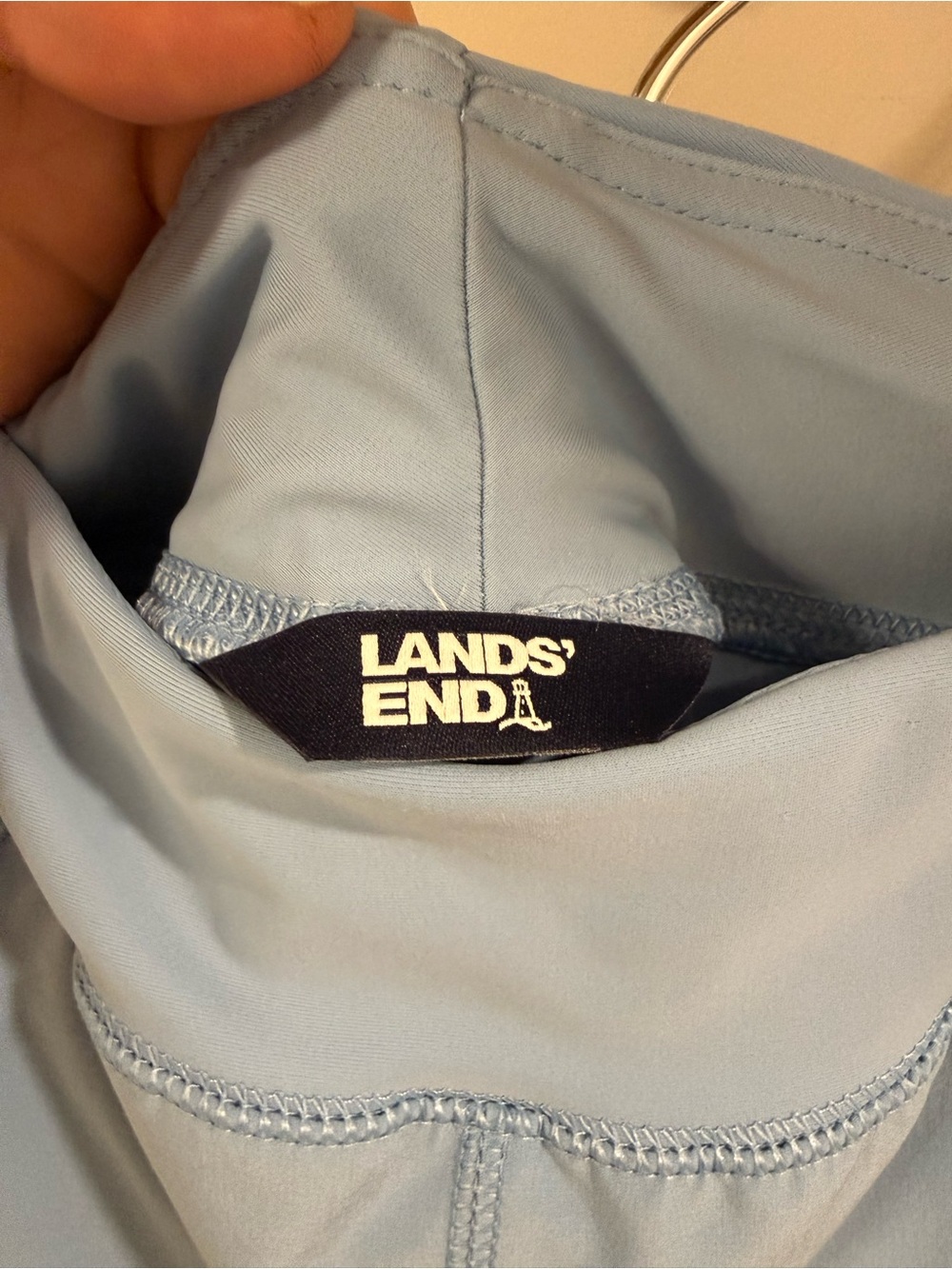 Lands' End Soft Sky Blue Swim Shorts